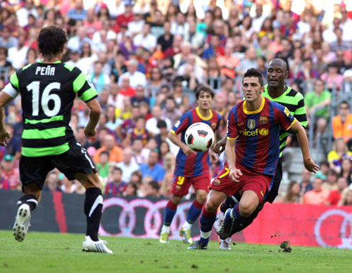 David Villa, FC Barcelona