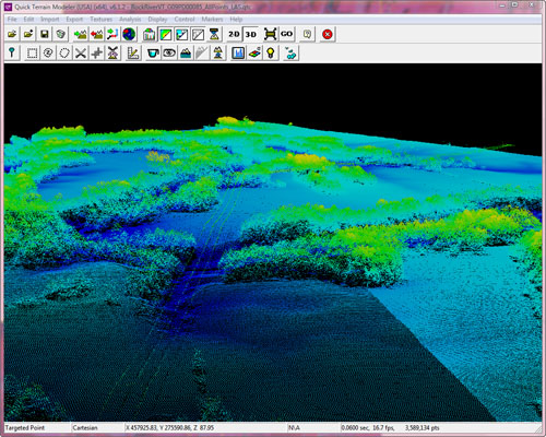 LiDAR point cloud